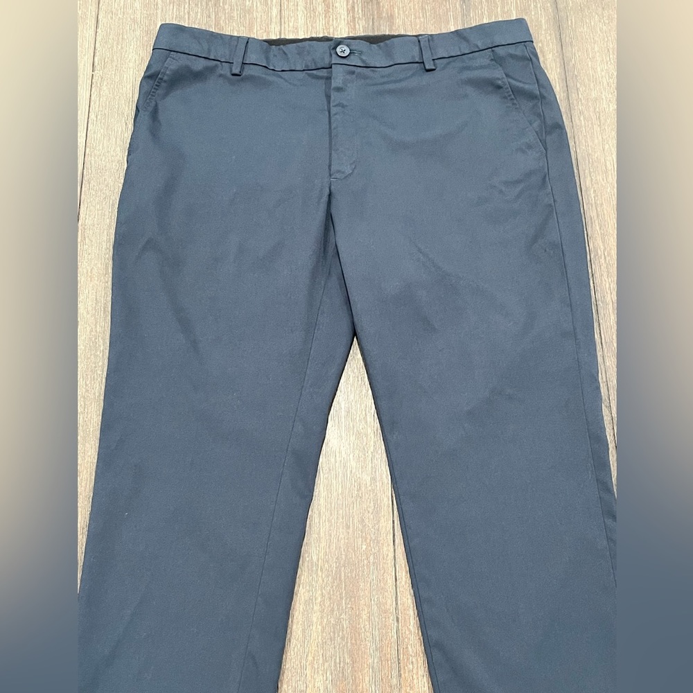 Bundle (2) Amazon Essentials Slim Pants Navy Blue… - image 6